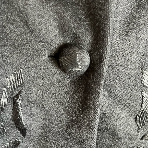 Embroidered Victorian Gothic Military Frock Coat Steampunk Bespoke M - Picture 15 of 16